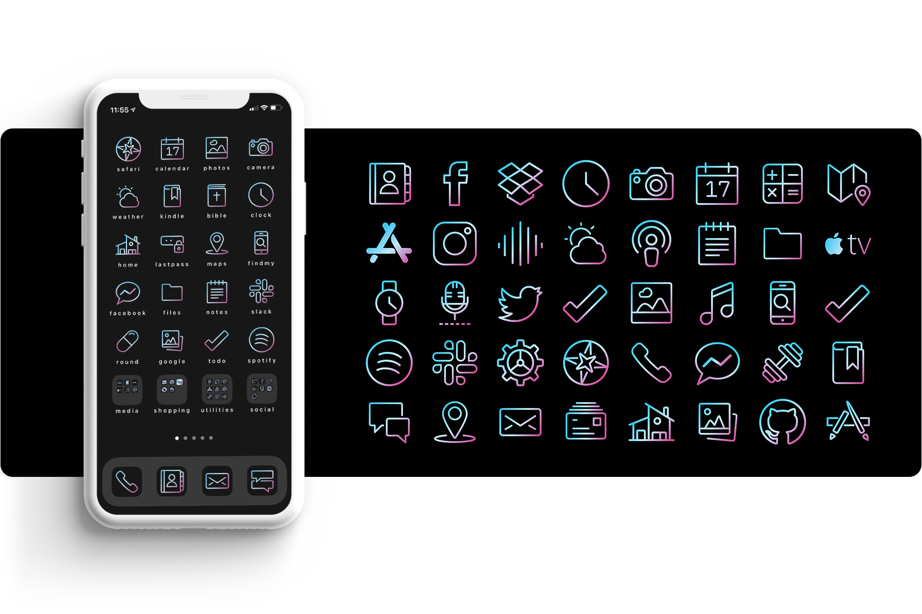 Ios 14 Aesthetic Neon Icons Jonathan Briehl - roblox neon icon for ios 14